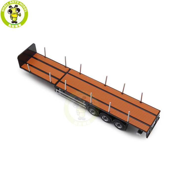 1/64 GCD Benz Actros Gigaspace 3-Axle 6×2 Sattelzugmaschine & Scalable Trailer Truck Diecast Model Toys Car Gifts For Father Friends