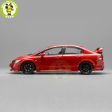 Pre-order 1/18 MOTORHELIX Honda CIVIC Type R FD2 MUGEN RR Diecast Model Toy Car Gifts For Father Friends