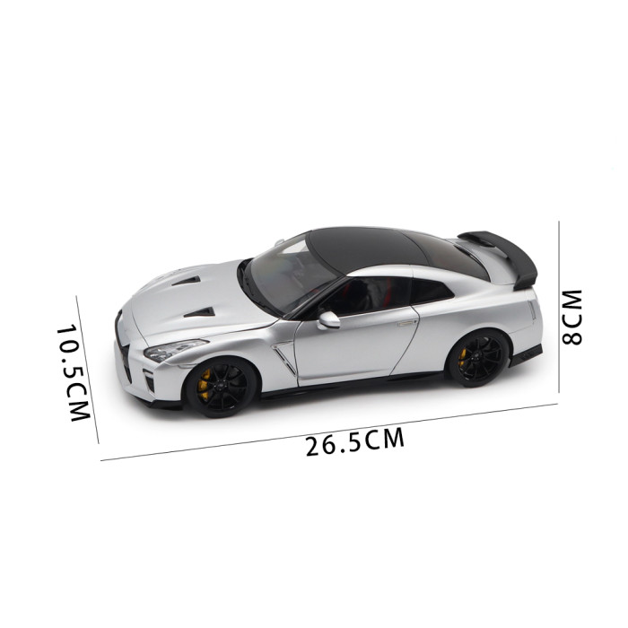 1/18 MOTORHELIX Nissan GT R GT-R R35 Track Edition Engineered By NISMO T-Spec 2022 Diecast Model Toy Car Gifts For Father Friends