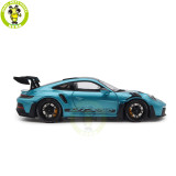 1/18 Minichamps Porsche 911 GT3 RS Ipanema Blue Metallic Diecast Model Toy Car Gifts For Friends