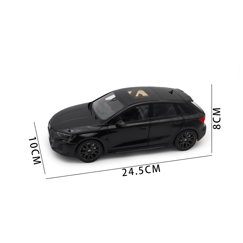 1/18 Audi RS 3 2025 NOREV 188388 Myth Black Metallic Diecast Model