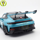 1/18 Minichamps Porsche 911 GT3 RS Ipanema Blue Metallic Diecast Model Toy Car Gifts For Friends