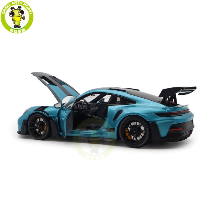 1/18 Minichamps Porsche 911 GT3 RS Ipanema Blue Metallic Diecast Model Toy Car Gifts For Friends