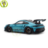 1/18 Minichamps Porsche 911 GT3 RS Ipanema Blue Metallic Diecast Model Toy Car Gifts For Friends