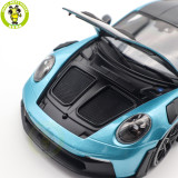 1/18 Minichamps Porsche 911 GT3 RS Ipanema Blue Metallic Diecast Model Toy Car Gifts For Friends
