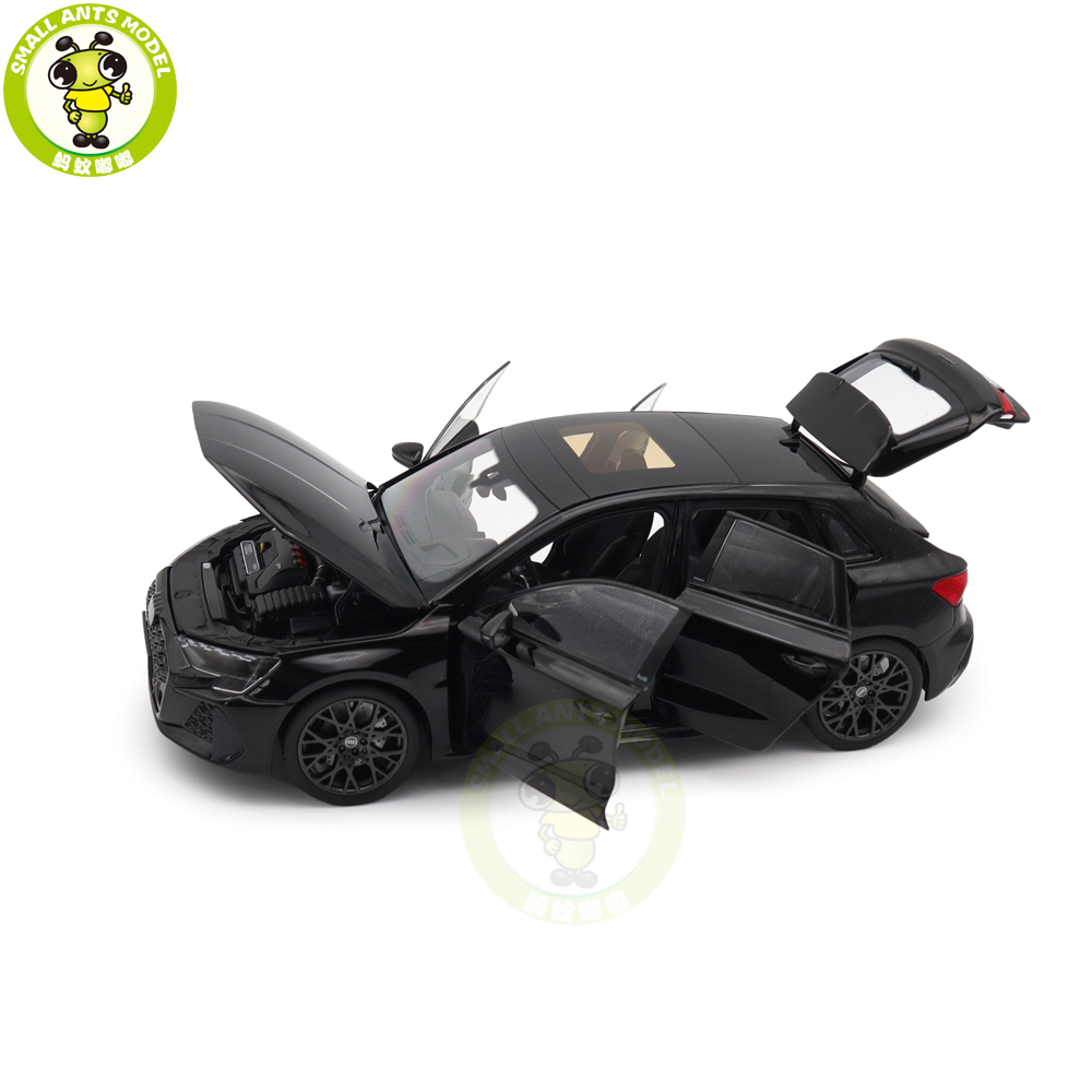 1/18 Audi RS 3 2025 NOREV 188388 Myth Black Metallic Diecast Model