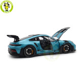 1/18 Minichamps Porsche 911 GT3 RS Ipanema Blue Metallic Diecast Model Toy Car Gifts For Friends
