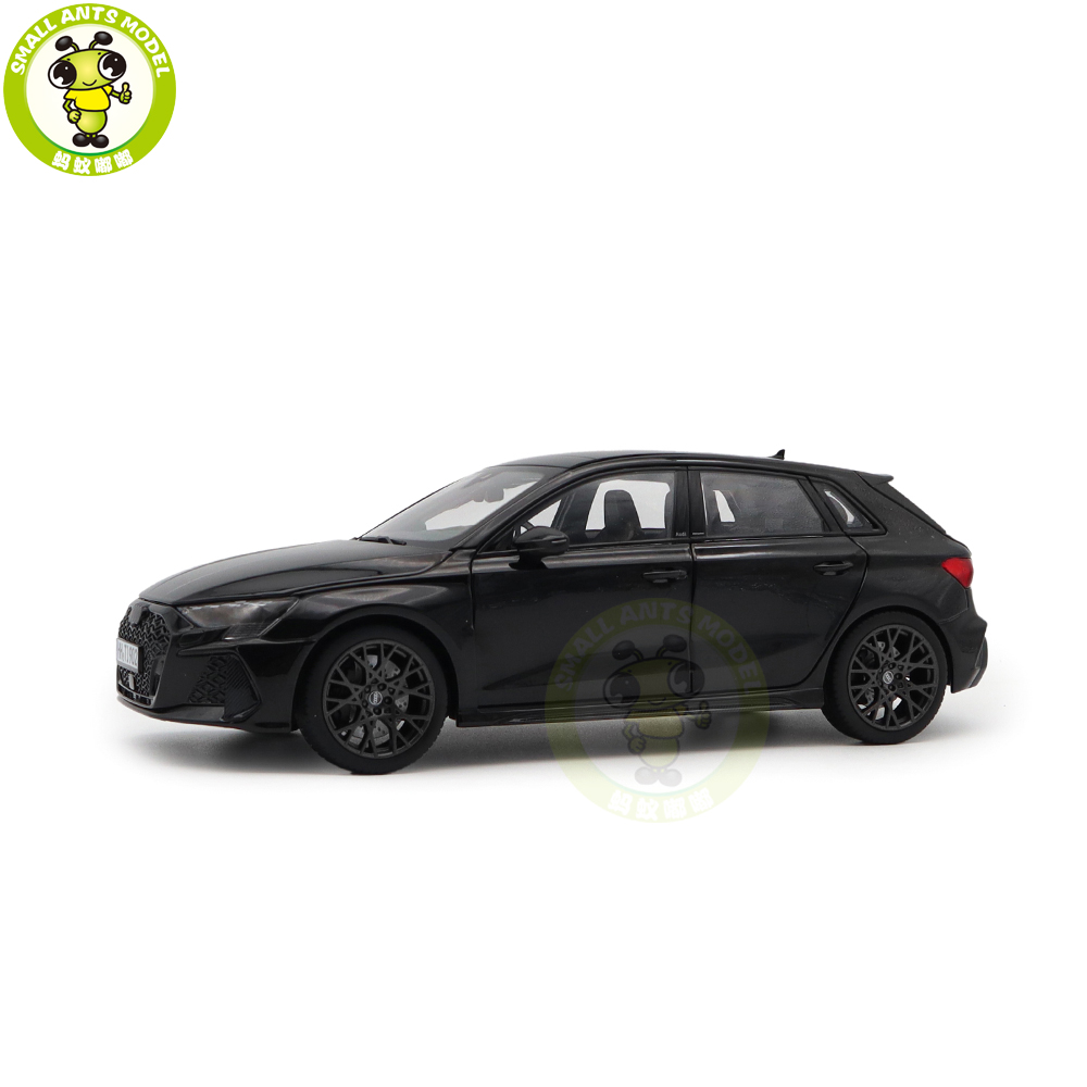 1/18 Audi RS 3 2025 NOREV 188388 Myth Black Metallic Diecast Model