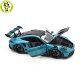 1/18 Minichamps Porsche 911 GT3 RS Ipanema Blue Metallic Diecast Model Toy Car Gifts For Friends