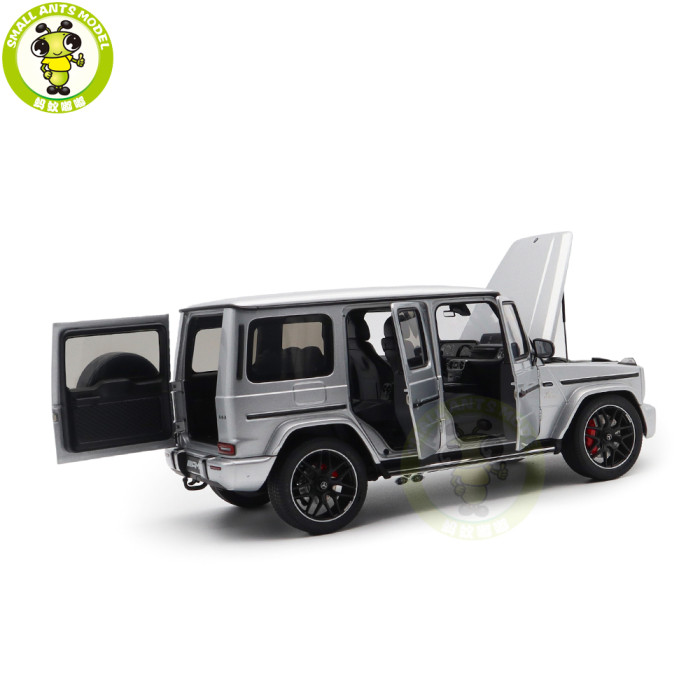 1/18 Mercedes AMG G63 G-Class 2019 AUTOart 76358 Iridium Silver Metallic Model Toy Cars Gifts For Friends