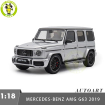 1/18 Mercedes AMG G63 G-Class 2019 AUTOart 76358 Iridium Silver Metallic Model Toy Cars Gifts For Friends