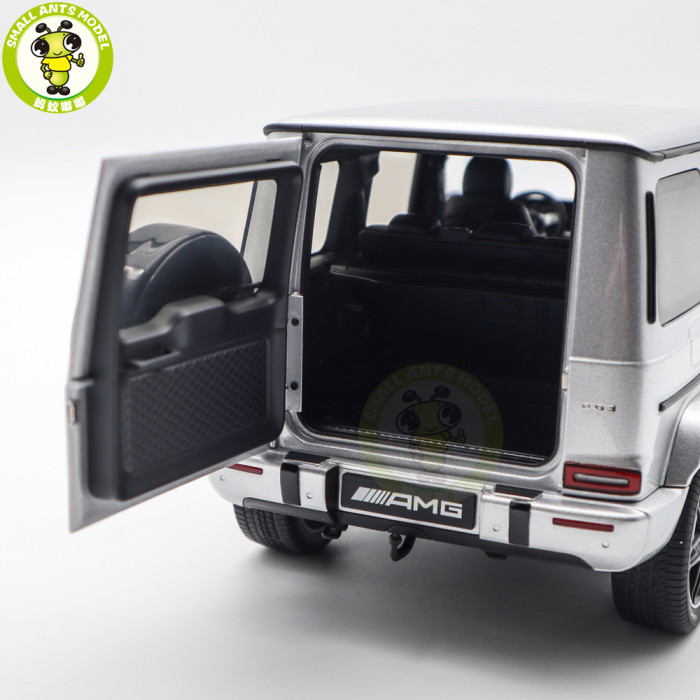 1/18 Mercedes AMG G63 G-Class 2019 AUTOart 76358 Iridium Silver Metallic Model Toy Cars Gifts For Friends