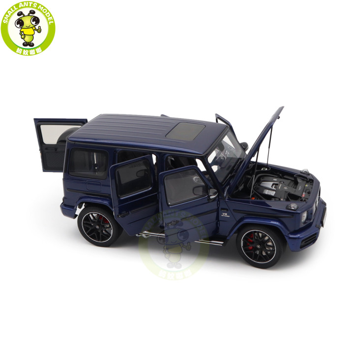 1/18 Mercedes AMG G63 G-Class 2019 AUTOart 76359 Brilliant Blue Metallic Model Toy Cars Gifts For Friends