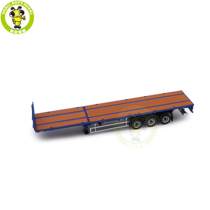 1/64 GCD Benz Actros Gigaspace 3-Axle 6×2 Sattelzugmaschine & Scalable Trailer Truck Diecast Model Toys Car Gifts For Father Friends