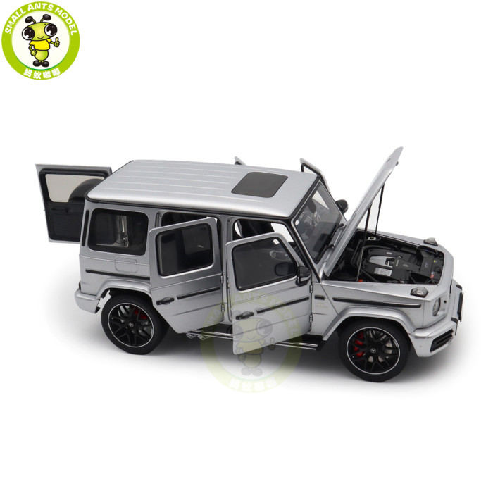 1/18 Mercedes AMG G63 G-Class 2019 AUTOart 76358 Iridium Silver Metallic Model Toy Cars Gifts For Friends