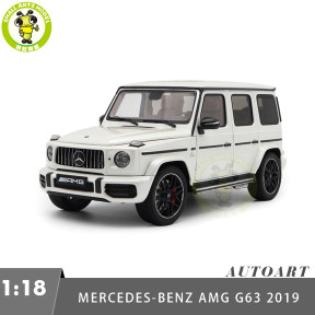 1/18 Mercedes AMG G63 G-Class 2019 AUTOart 76356 Designo Brilliant White Metallic Model Toy Cars Gifts For Friends