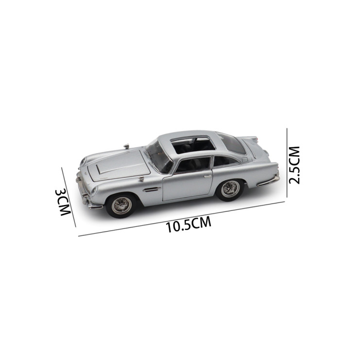 1/43 Aston Martin DB5 DB 5 007 James Bond With Doll Diecast Model Toy Car Gifts For Father Friends