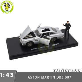1/43 Aston Martin DB5 DB 5 007 James Bond With Doll Diecast Model Toy Car Gifts For Father Friends
