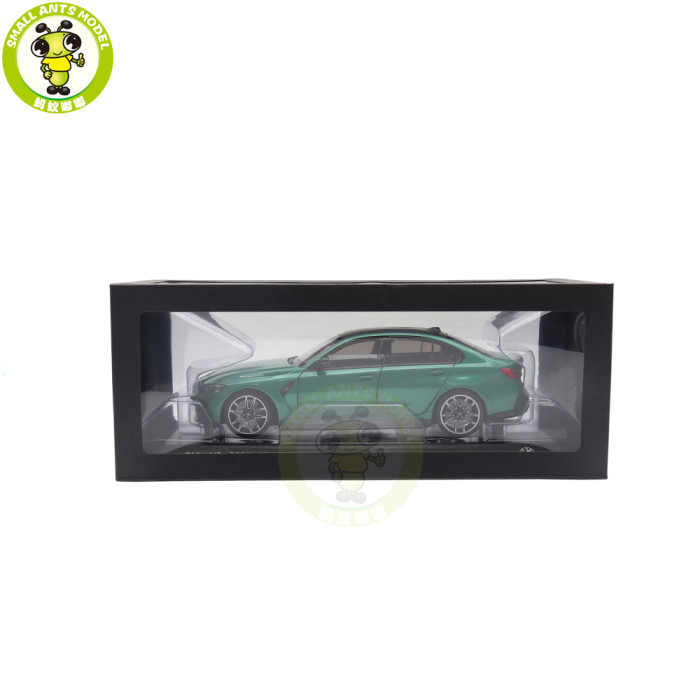 1/18 BMW M3 2020 G80 Green Metallic Diecast Model Toy Car Gifts For Friends