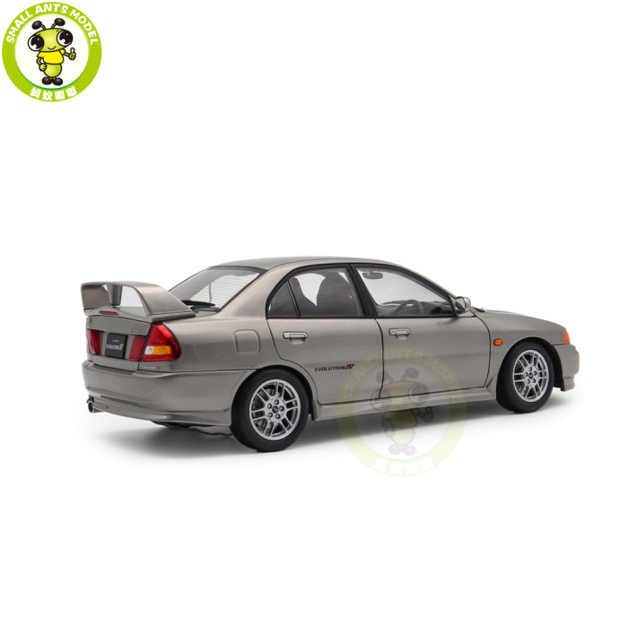 1/18 MOTORHELIX Mitsubishi EVO IV Diecast Model Toy Car Gifts For Father Friends