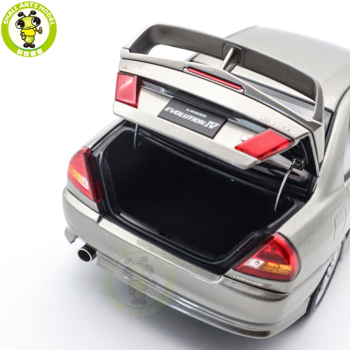 1/18 MOTORHELIX Mitsubishi EVO IV Diecast Model Toy Car Gifts For Father Friends