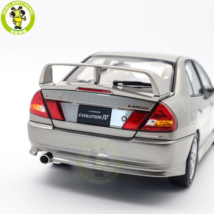 1/18 MOTORHELIX Mitsubishi EVO IV Diecast Model Toy Car Gifts For Father Friends