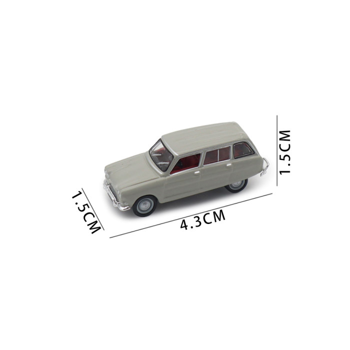 1/87 Norev 153525 Citroen Ami 6 Break 1969 Rose Grey Diecast Model Toy Car Gifts For Friends