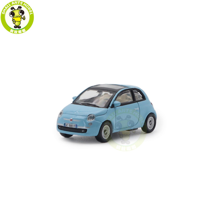1/87 Norev 770064 Fiat 500 2008 Blue Diecast Model Toy Car Gifts For Friends