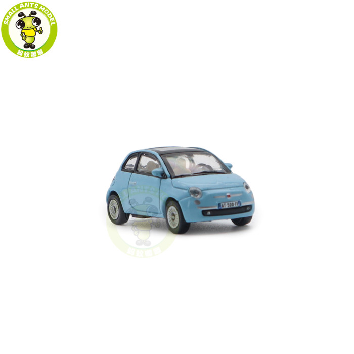 1/87 Norev 770064 Fiat 500 2008 Blue Diecast Model Toy Car Gifts For Friends
