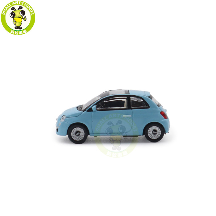 1/87 Norev 770064 Fiat 500 2008 Blue Diecast Model Toy Car Gifts For Friends