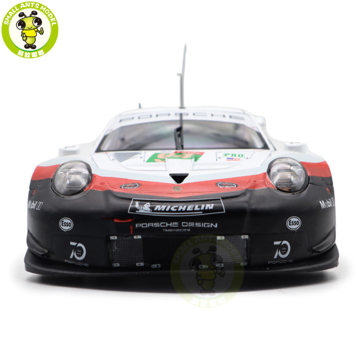 1/18 IXO Porsche 911 RSR Racing Car Diecast Model Toys Car Boys Girls Gifts