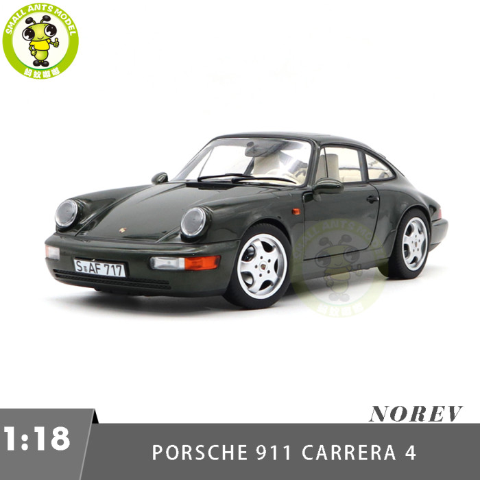 1/18 Porsche 964 911 Carrera 4 1992 Norev 187326 Diecast Model Toys Car Gifts For Friends Father