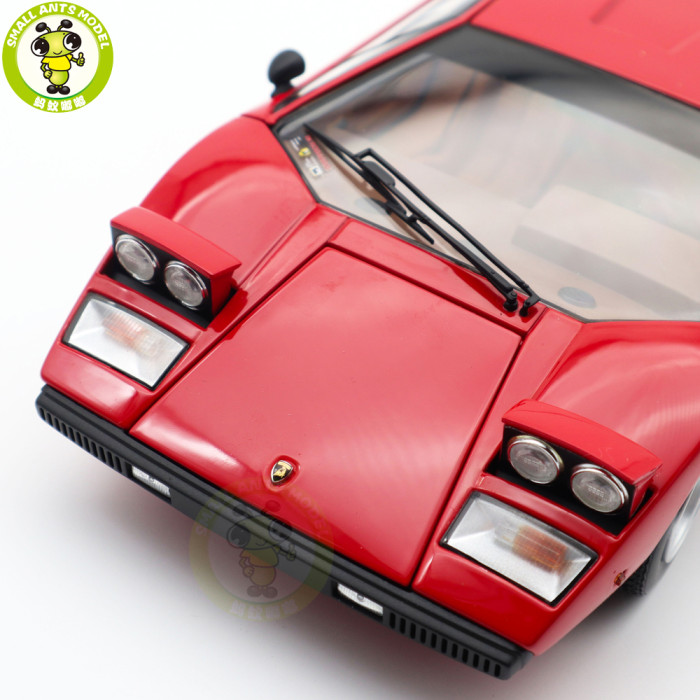 1/18 Lamborghini Countach LP 400 KYOSHO KS08321RT Red Diecast Model Toy Cars Gifts For Father Friends