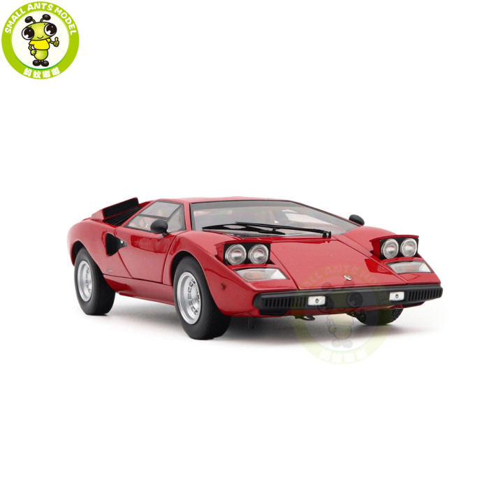 1/18 Lamborghini Countach LP 400 KYOSHO KS08321RT Red Diecast Model Toy Cars Gifts For Father Friends