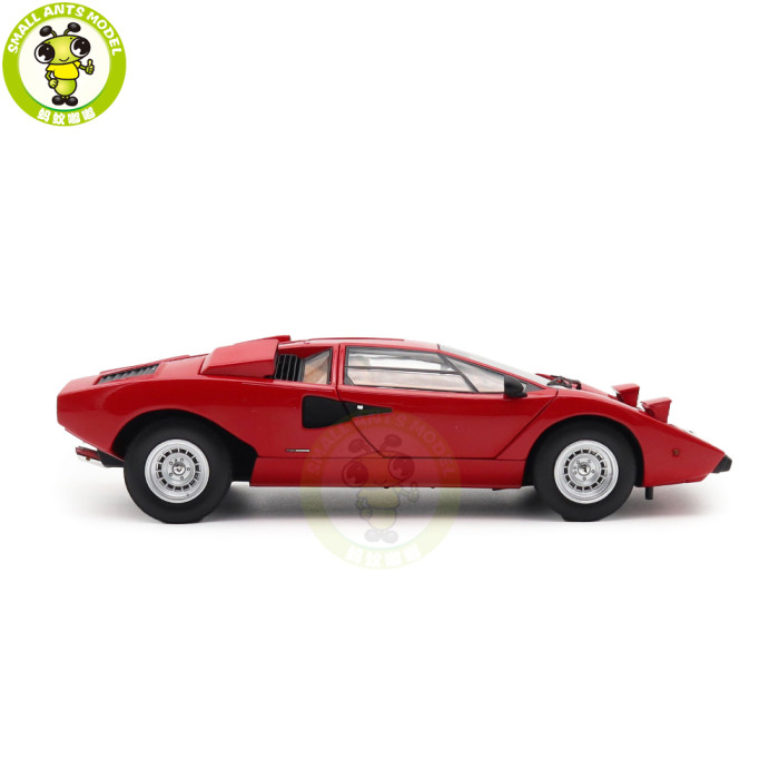 1/18 Lamborghini Countach LP 400 KYOSHO KS08321RT Red Diecast Model Toy Cars Gifts For Father Friends