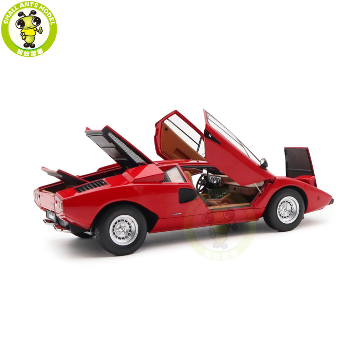 1/18 Lamborghini Countach LP 400 KYOSHO KS08321RT Red Diecast Model Toy Cars Gifts For Father Friends
