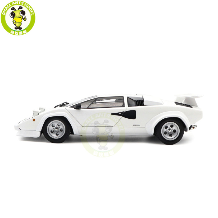 1/18 Lamborghini Countach LP 400S KYOSHO KS08320WFL White Diecast Model Toy Cars Gifts For Father Friends