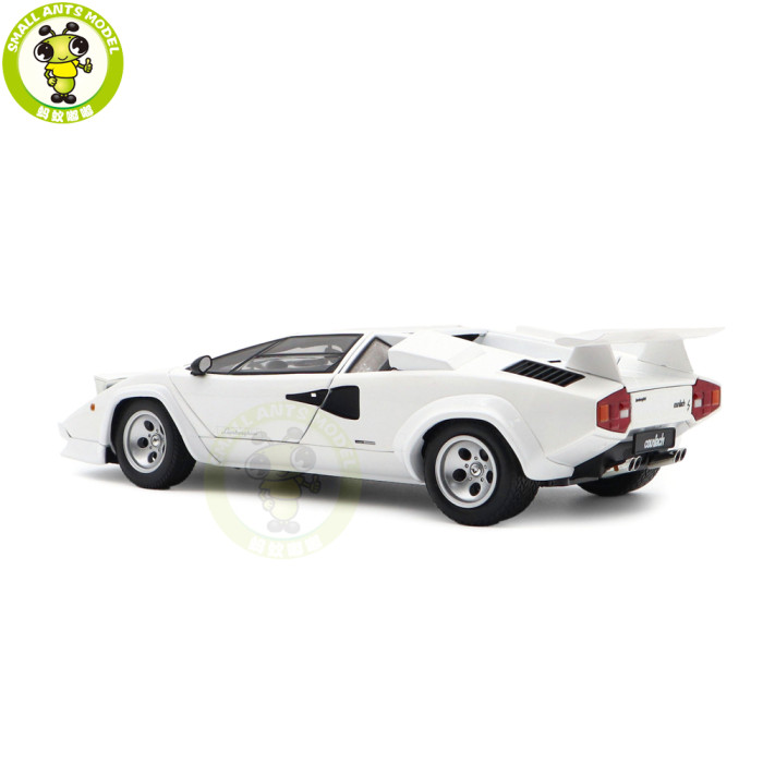 1/18 Lamborghini Countach LP 400S KYOSHO KS08320WFL White Diecast Model Toy Cars Gifts For Father Friends