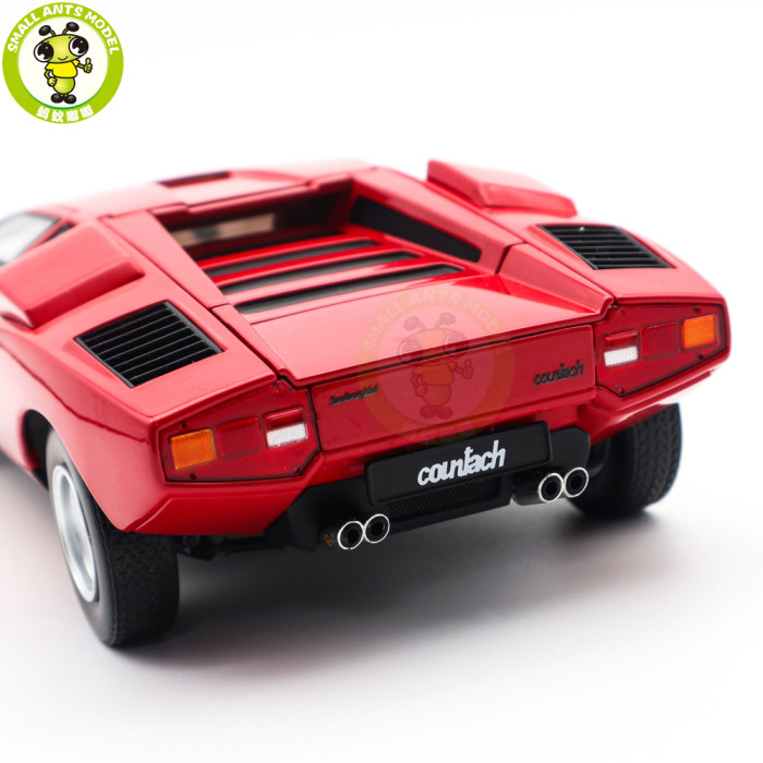 1/18 Lamborghini Countach LP 400 KYOSHO KS08321RT Red Diecast Model Toy Cars Gifts For Father Friends