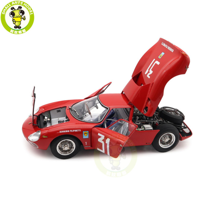 1/18 CMC M-268 Ferrari 250 LM Winner Monza Intereuropa 1964 Nino Vacarella #31 Diecast Model Toy Car Gifts For Friends