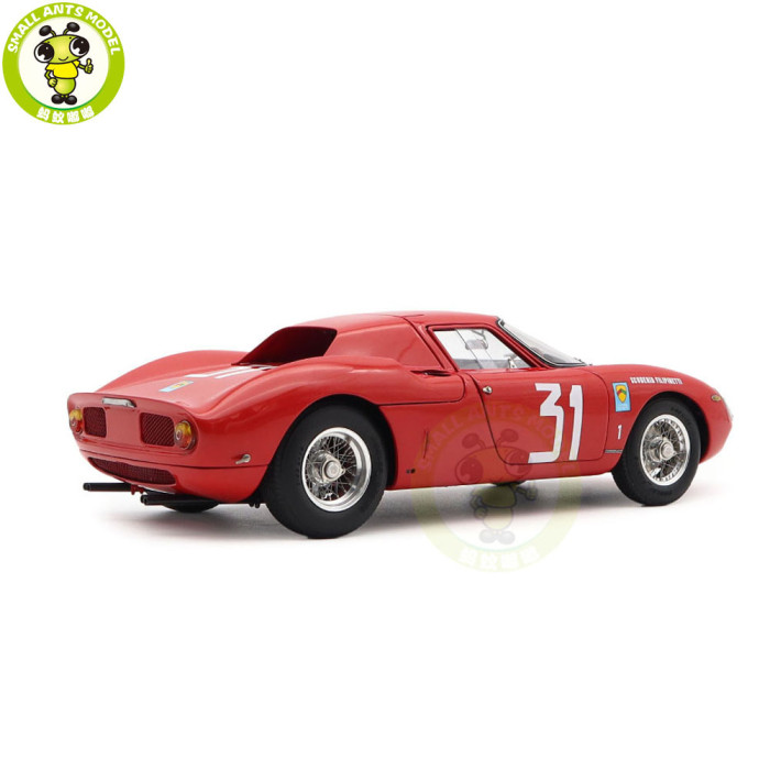 1/18 CMC M-268 Ferrari 250 LM Winner Monza Intereuropa 1964 Nino Vacarella #31 Diecast Model Toy Car Gifts For Friends