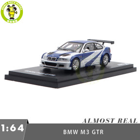 1/64 Almost Real BMW M3 GTR NFS 9 Diecast Model Toys Car Gifts For Friends