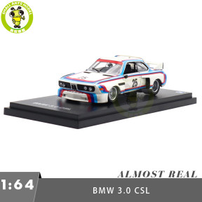 1/64 Almost Real BMW 3.0 CSL Diecast Model Toys Car Gifts For Friends