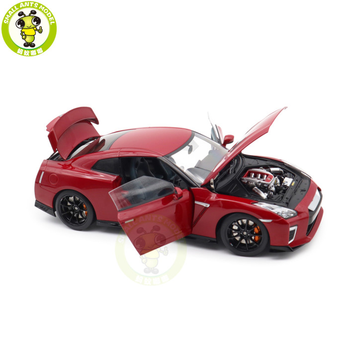 1/18 MOTORHELIX Nissan GT R GT-R R35 Track Edition Engineered By NISMO 2020 Diecast Model Toy Car Gifts For Father Friends