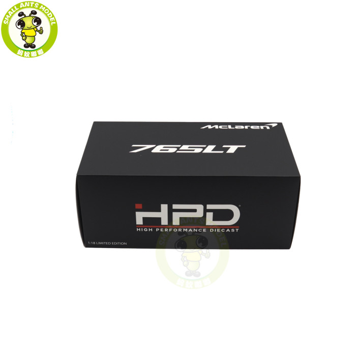 1/18 LCD HPD McLaren 765LT Diecast Model Car Gifts For Father Friends