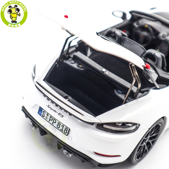 1/18 Porsche 718 Spyder RS 2023 Weissach Pack Norev 187274 White Diecast Model Toys Car Gifts For Father Friends