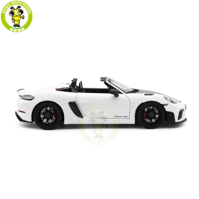 1/18 Porsche 718 Spyder RS 2023 Weissach Pack Norev 187274 White Diecast Model Toys Car Gifts For Father Friends