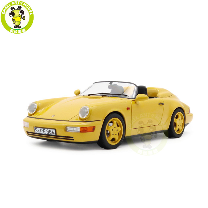 1/18 Porsche 911 Speedster NOREV 187130 Speed Yellow Diecast Model Toys Car Gifts For Father Friends