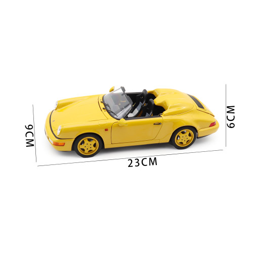 1/18 Porsche 911 Speedster NOREV 187130 Speed Yellow Diecast Model Toys Car Gifts For Father Friends