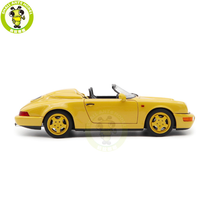 1/18 Porsche 911 Speedster NOREV 187130 Speed Yellow Diecast Model Toys Car Gifts For Father Friends
